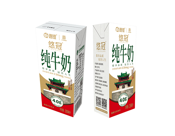 海河乳品 悠冠纯牛奶(4.0蛋白)